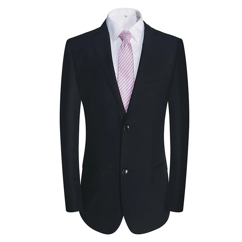 

6455-R-Non ironing solid color suit jacket autumn and winter professional clothing customized suit