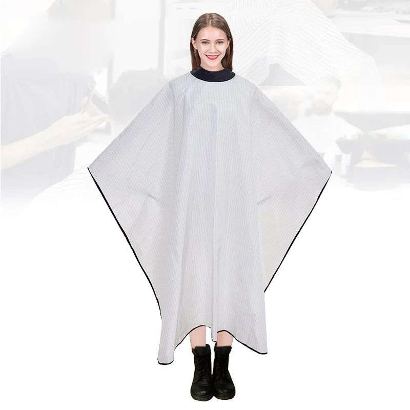 

Salon Barber Adult Hairdressing Cloth Cape Haircutting Hairdresser Gown Nylon Reusable Hair Styling Waterproof Wrap Haircut Tool