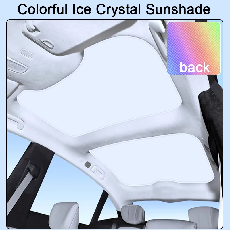Подходит для NIO ET7 2023 2024 2025 красочный ледяной кристалл солнцезащитный козырек на