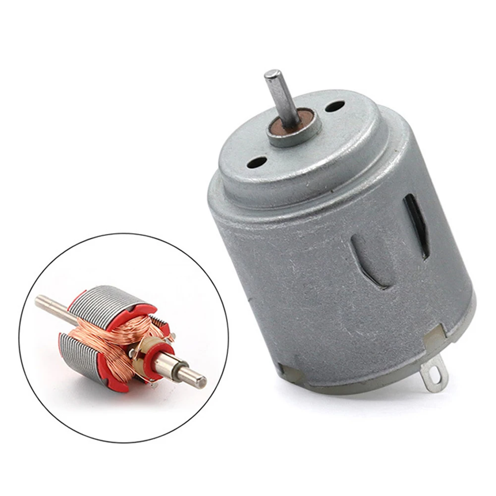 

Micro 260 Motor 40x24mm / 1.56x0.93Inch DC 3-12VStrong Magnetic Carbon Brush DIY Electric RC Car Boat Toy Handmade