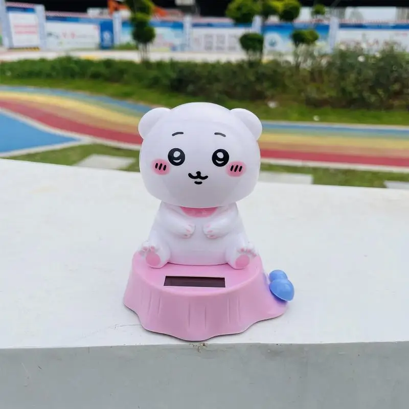 Милые качалки для приборной панели автомобиля фигурки на солнечной энергии