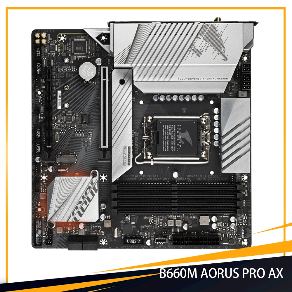 

B660M AORUS PRO AX DDR5 For Gigabyte LGA1700 Support 12th CPU 4*DDR5 128GB Micro ATX Desktop Motherboard High Quality Fast Ship
