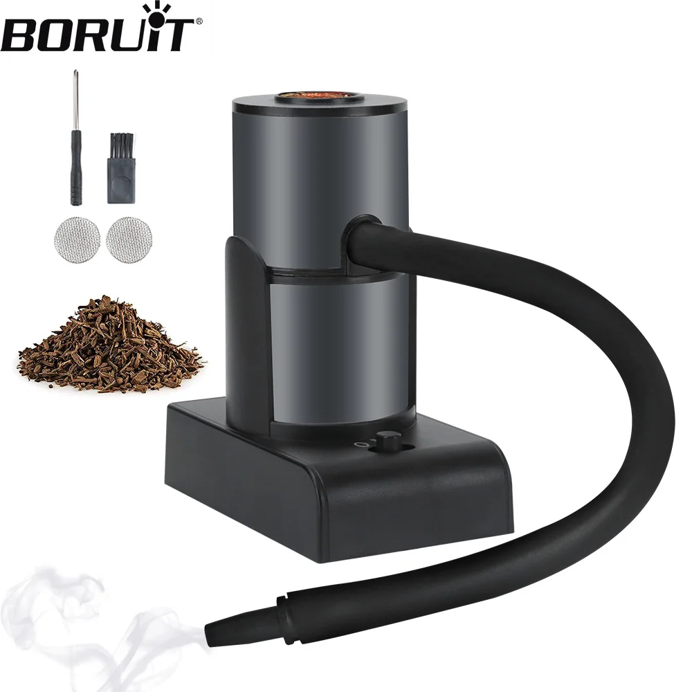 

BORUiT SK301 Gear Shift Smoke Infuser Food Cold Generator Portable Molecular Cuisine Smoking Gun Meat Burn Cooking for BBQ Grill