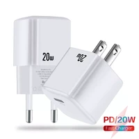 20w usb charger type c pd fast charging wall portable phone charger adapter for iphone 12 11 xiaomi oneplus quick usb c chargers