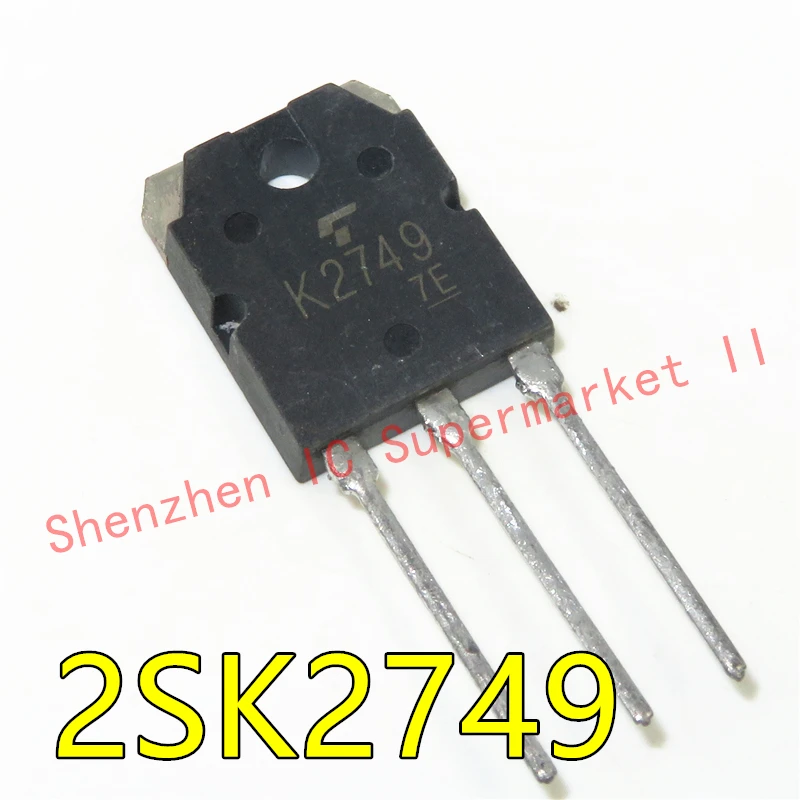 

New original K2749 2SK2749 TO-3P Silicon N Channel MOS Type Chopper Regulator DC/DC Converter and Motor Drive Applications