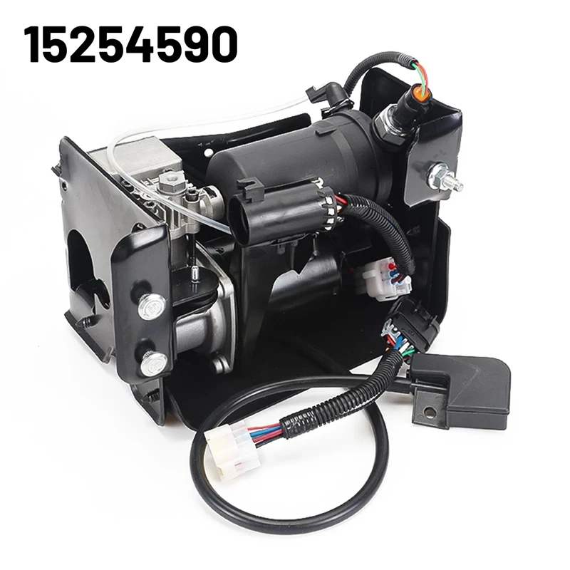 

15254590 Air Shock Absorber Pump Inflator Pump Compressor Car Kit For Cadillac Escalade