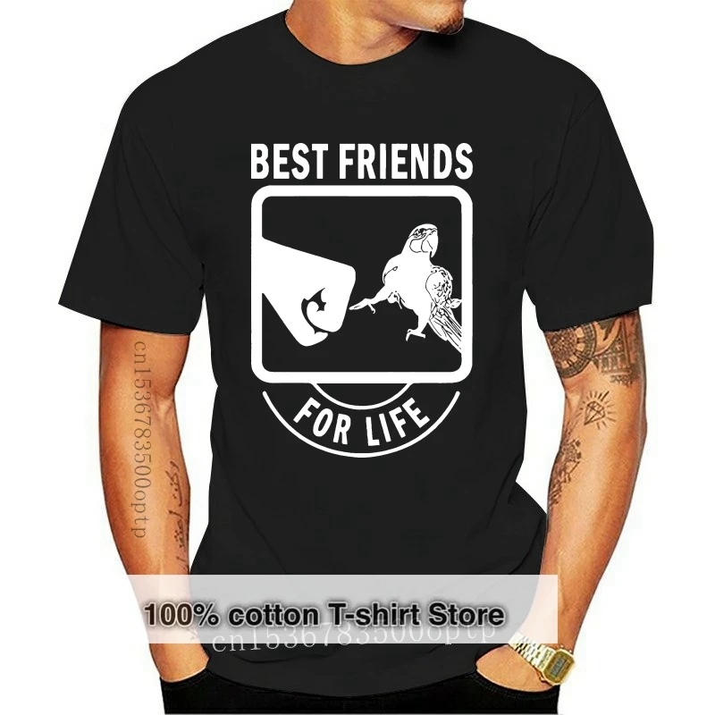 

Parrot T Shirt - Best Friends For Life Tee Hot men T-shirt