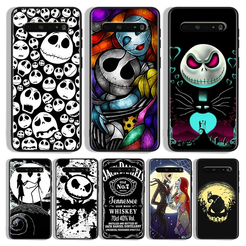 

Nightmare Christmas Jack Phone Case For LG K 92 71 51S 42 30 22 20 50S 40S Q60 V 60 50S 40 35 30 G8X G8S ThinQ Black Cover