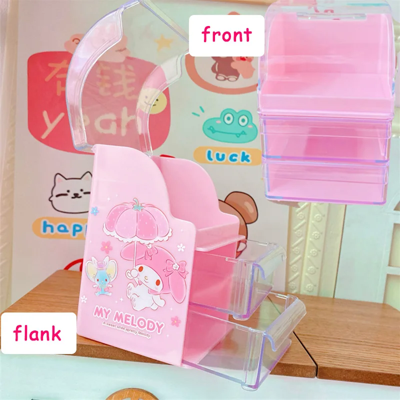 

Cinnamoroll Kuromi Desktop Drawer Box Cartoon Kawaii Girls Jewelry Storage Box Ornament Desktop Tidy Boxs Birthd Giftay