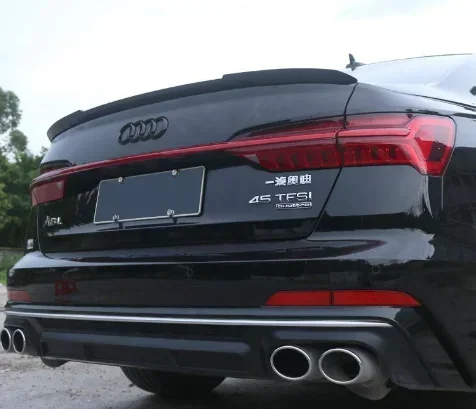 Для Audi A6 S6 C8 2019-2024 задний спойлер модификация крыла багажника крыло автомобильные
