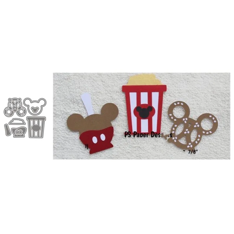 

Новые металлические Вырубные штампы в виде картошки фри, зернистое украшение, тиснение, шаблон «сделай сам», альбом для карточек