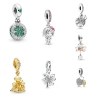 christmas new jewelry ladies suitable for pandoraer original beads diy charm 925 sterling silver bracelet fashion beaded luxury
