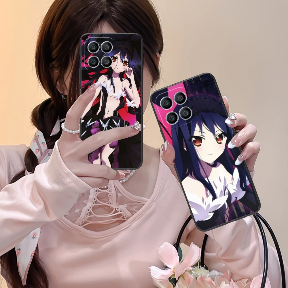 Чехол для мобильного телефона Accel World Kuroyukihime Huawei Honor 90 80 70 60 50 30 20 10 9 8 7 Pro S SE Lite