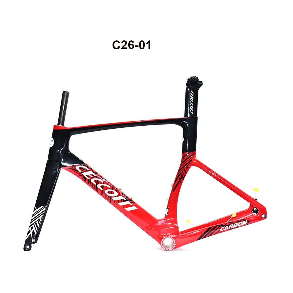 2023 Aero T1000 Carbon Road Bicycle Frame T47 Bottom Bracket Disc Brake Bike Frame Frameset Racing Popular New Bike Frame