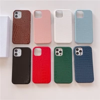 luxury business animal leather half pack couple hard case for iphone 11 12 13 pro max 7 8 plus xr x xs se 2 iphone cover fundas