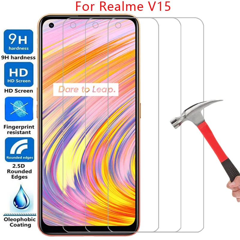 Защита экрана для realme v15 5g защитное закаленное стекло для realmev15 v 15 15 v пленка realmi realmiv15 reame relme real me 6,4