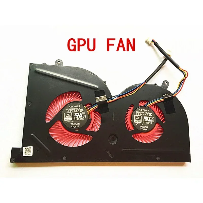 НОВЫЙ вентилятор охлаждения процессора ноутбука для MSI GS63VR GS63 GS73 GS73VR MS-17B1 Stealth Pro