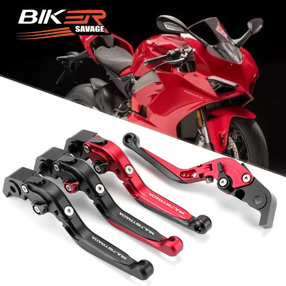 

Folding Brake Clutch Levers For DUCATI Multistrada V4 1260 1200 950 S/DVT/Enduro MTS Motorcycle Extendable Handles Adjustable