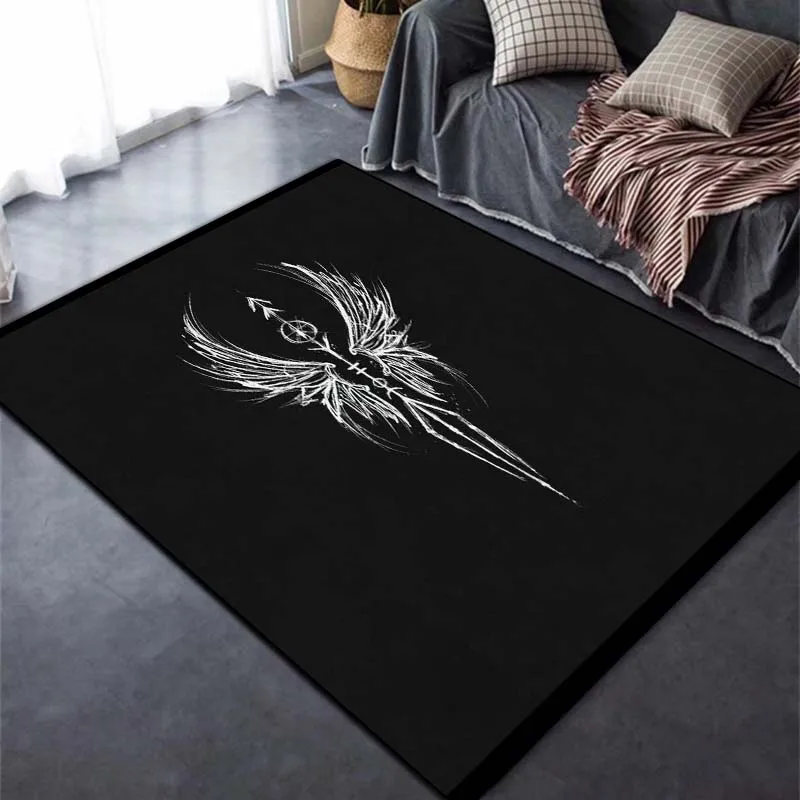

Nordic Viking Culture Print Carpet Bedroom Living Room Office Floor Beautify Mystery Decoration As Gifts For Friends And Family