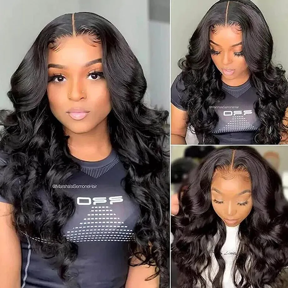 Body Wave HD Lace Front Human Hair Wigs For Black Women Brazilian Body Wave Human Hair 13x4 Lace Frontal Wigs 4x4 Closure Wigs