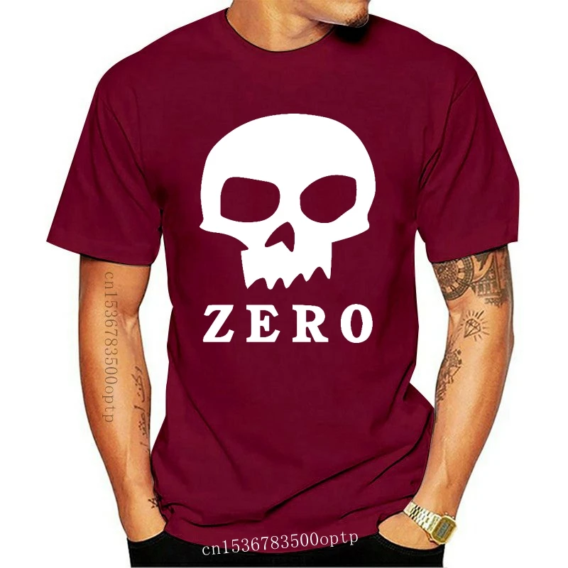 

Zero Skull Logo Custom T-Shirt Short Sleeve Skater Skateboarding Gear Cool Hip 100% Cotton For Man,T Shirt Printing