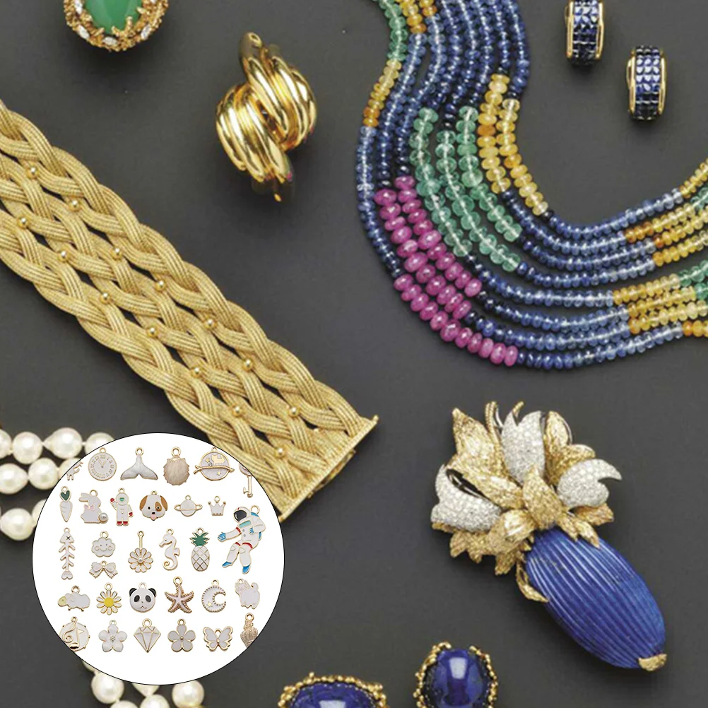 

Charms Charm Jewelry Pendant Makingdiy Flower Bracelets Enamel Star Moon Vintage Sea Earring Accessories Pendants Metalpuppy