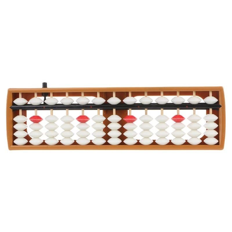 

2022 New Portable Japanese 13 Digits Column Abacus Arithmetic Soroban Caculating School Math Learning Tool