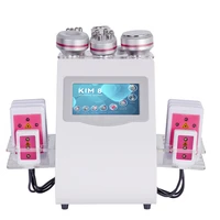 new arrival 9 in 1 40k ultrasonic cavitation vacuum radio frequency 8 pads lipo laser slimming machine for home use