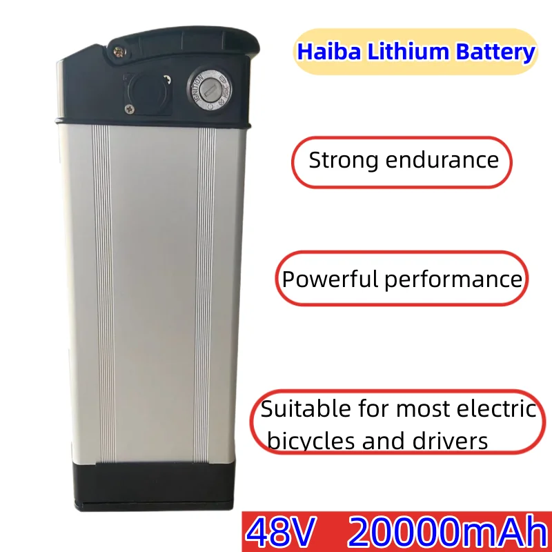 

48V 20000mAh Lithium Ion Ebike Bicycle Battery Pack 20Ah For Haiba MiFa CMACEWHEEL GW20 750W Folding Bike