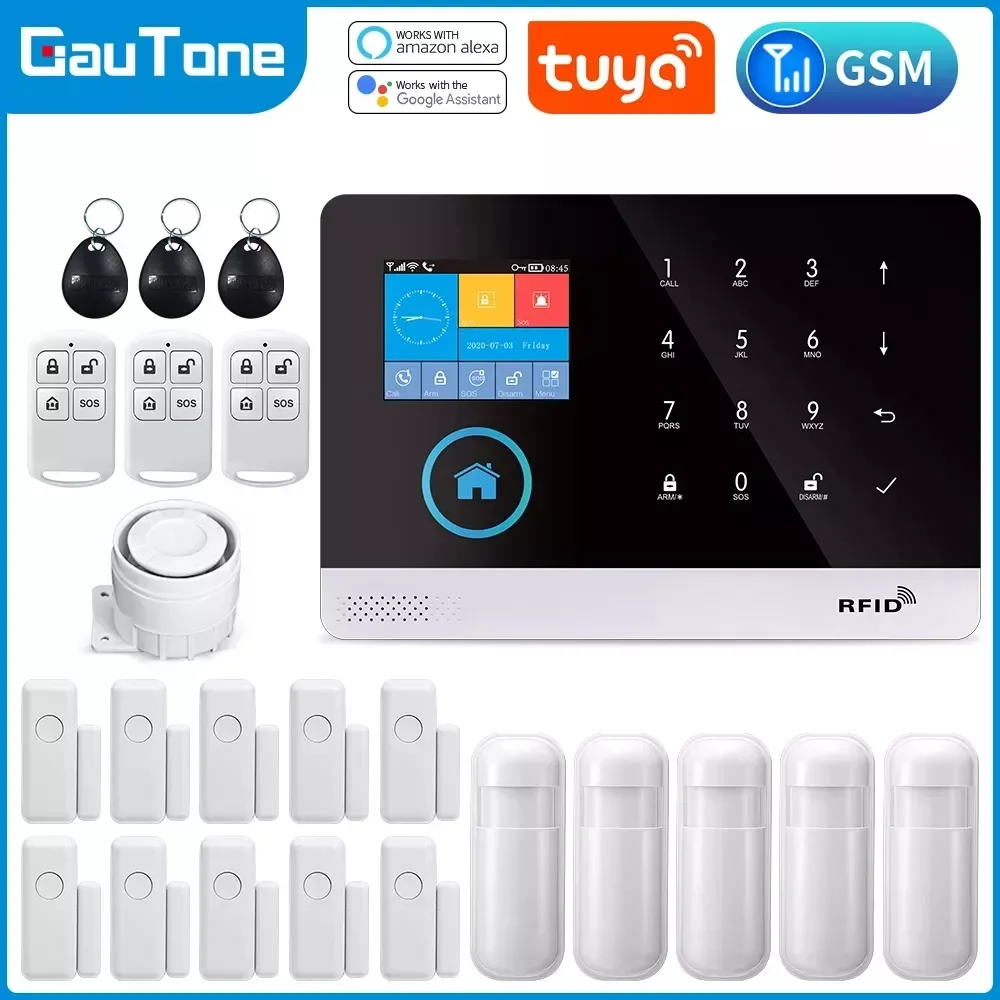 

Система охранной сигнализации GauTone PG103, 433 МГц, Wi-Fi, GSM
