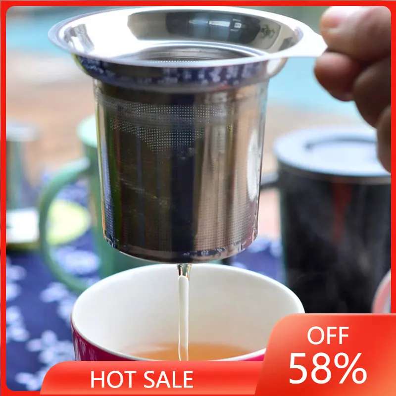 

Многоразовый ситечко для заваривания чая, из нержавеющей стали 304