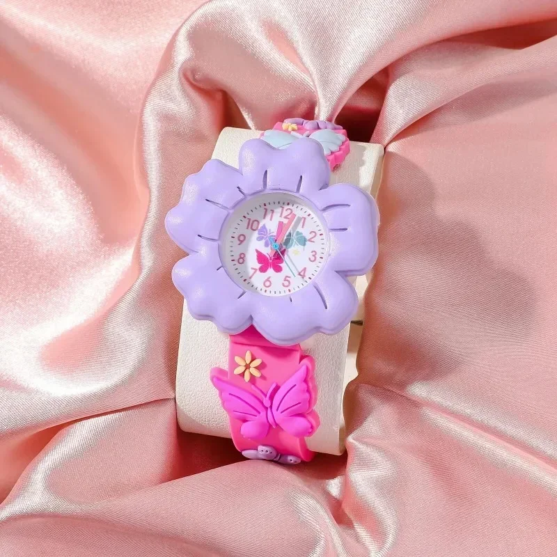 Часы Детские с мультяшным рисунком модные повседневные кварцевые наручные