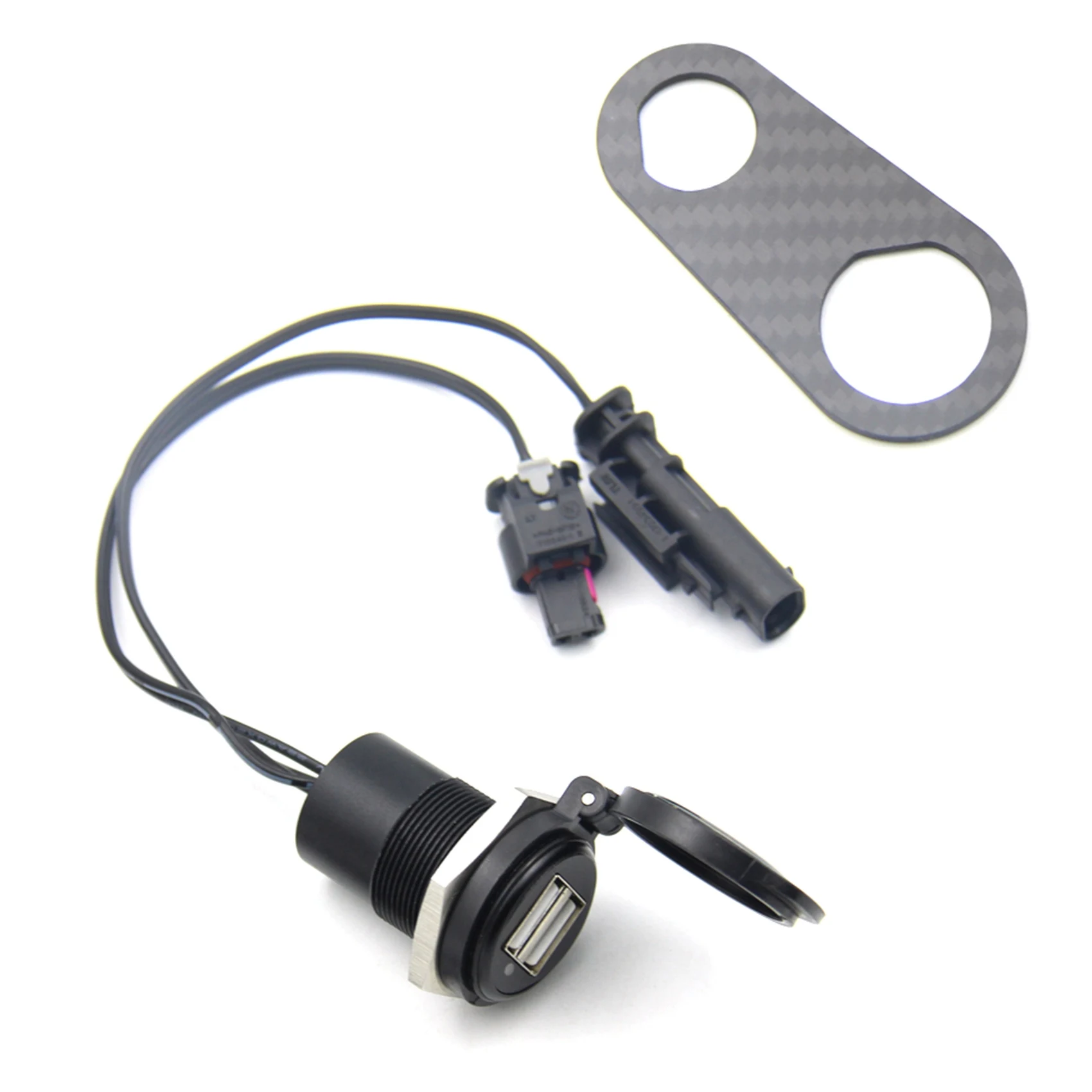 

Adjustable Dual USB Interface Port Charger Adapter Waterproof Lighter Charger for BMW R1200GS R1200RT ADV R1250GS