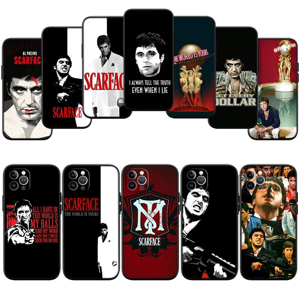 S-Scarfaces New High-End Phone Case for Redmi Note 11 12 13 Pro Plus 13C 12C 12S 11S A3X