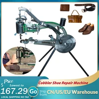 cobbler shoe repair machine manual mending double cotton nylon hand sewing machine ideal for leather repair leather goods