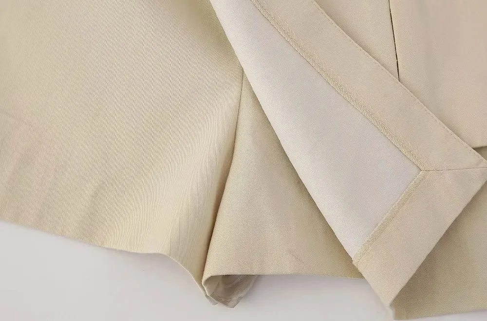 TRAF Women Fashion with Tied Patch Pocket Cargo Shorts Skirts Vintage High Waist Side Zipper Female Skort Mujer Casual Clothes