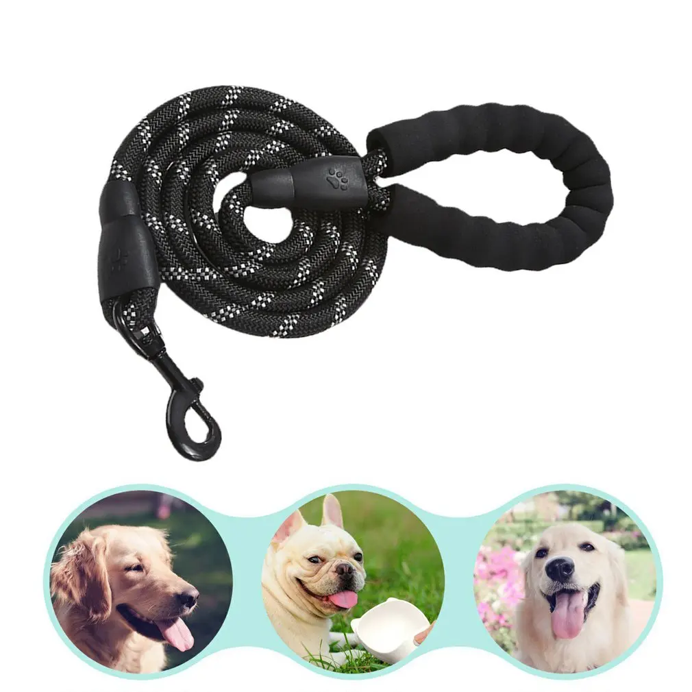 Нейлоновый Поводок для собак с высокой светоотражающей нитью |