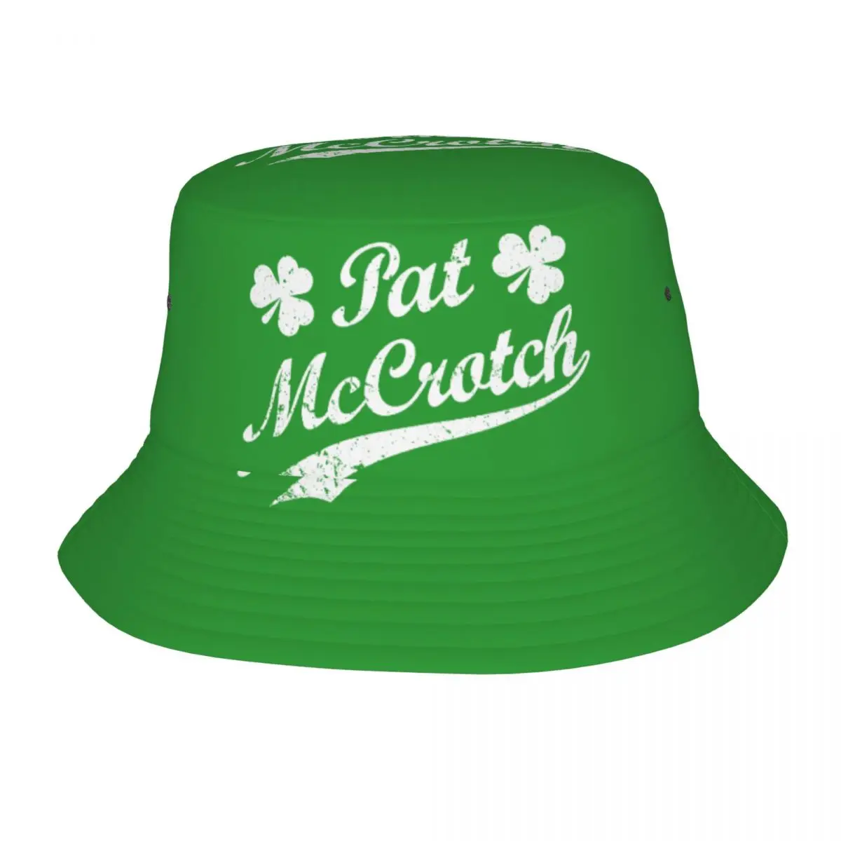 

St. Patrick's Day Pat McCrotch Bucket Hats Outdoor Irish Name Saint Paddy Fishing Fisherman Hat Vocation Getaway Headwear