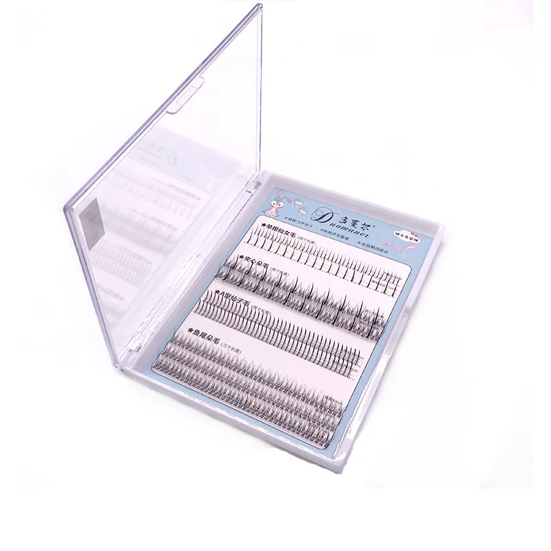 

New grafted false eyelashes family photo net red big eye fairy sandwich fishtail fairy eyelashes woman