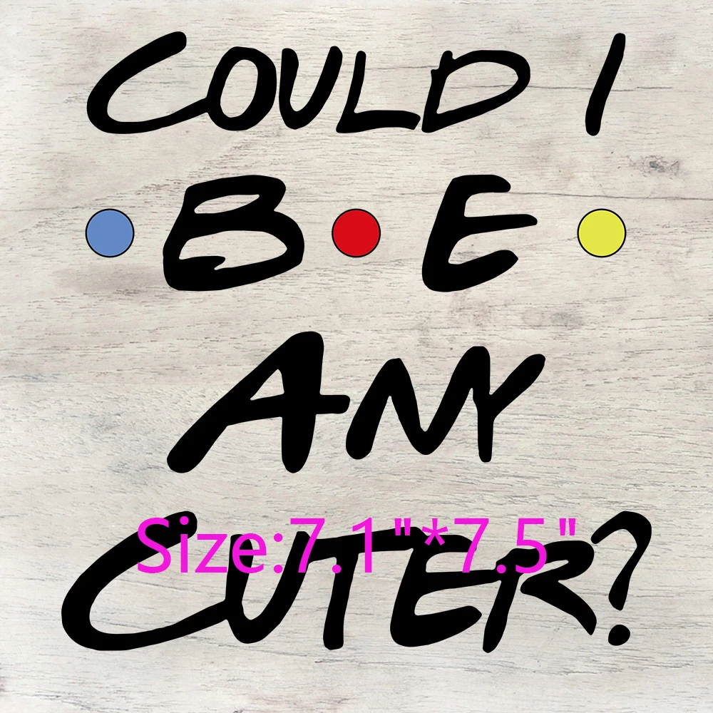 Наклейка сделай сам готовая к нажатию Забавная детская одежда термонаклейка