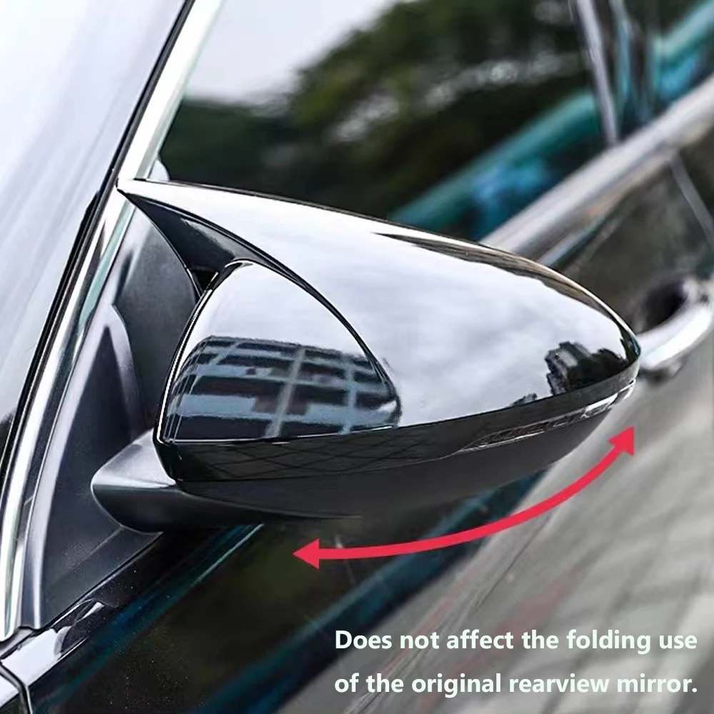 

2X For Buick Regal 2017-2021 Car Side Horn Rearview Mirror Cover Trim Cap Shell Decor Sticker Accessories Car-styling