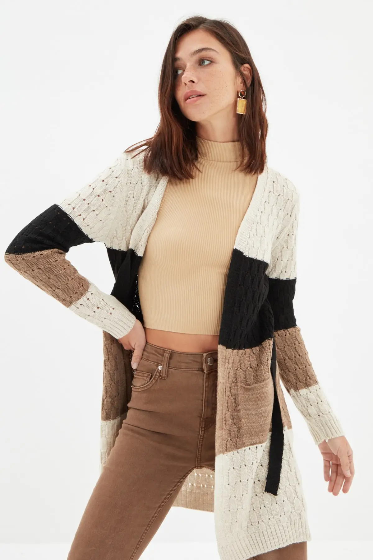 

Trendyol Color Blolu Knitwear Cardigan TWOAW22HI1156