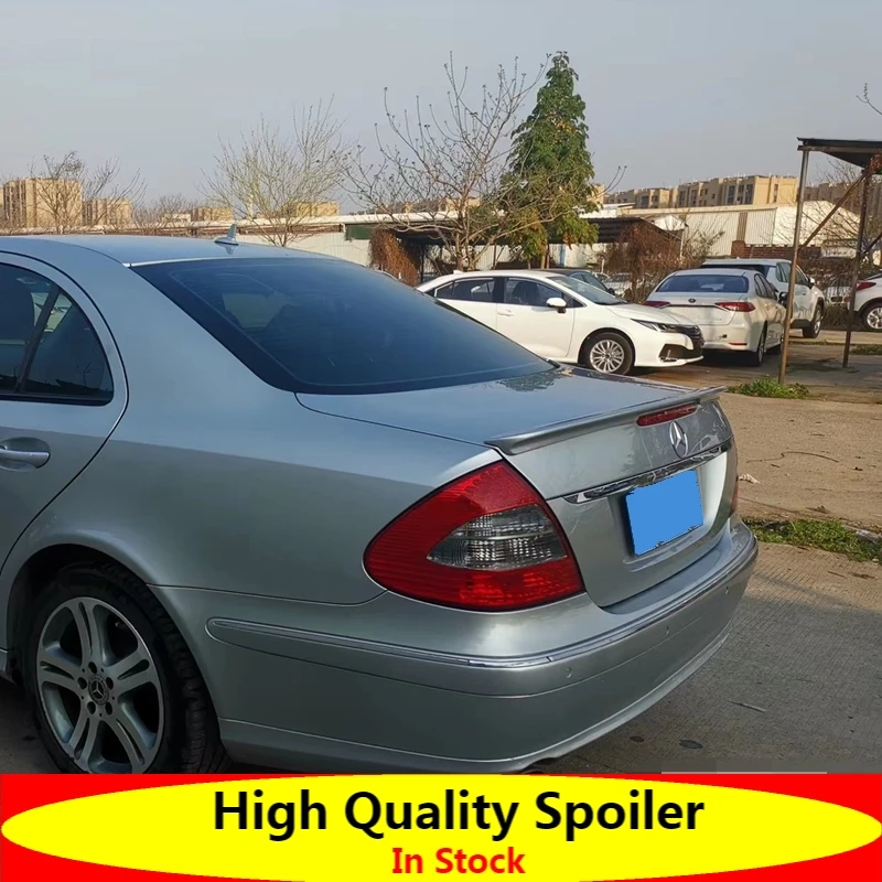

W211 ABS пластиковый задний спойлер для крыла багажника для Mercedes-Benz E-class W211 2003 2004 2005-2009 также подходит для E63, легкая установка