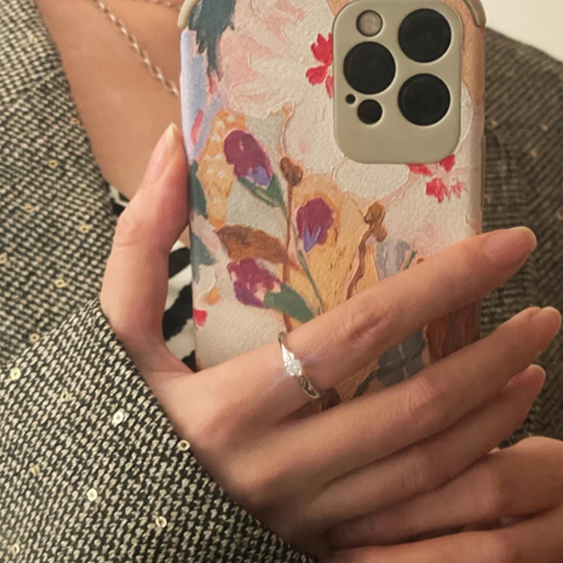 

S925 Sterling Silver heteromorphic double-layer ring, thin thick agate, dark, cold and folded, with cold and cool style