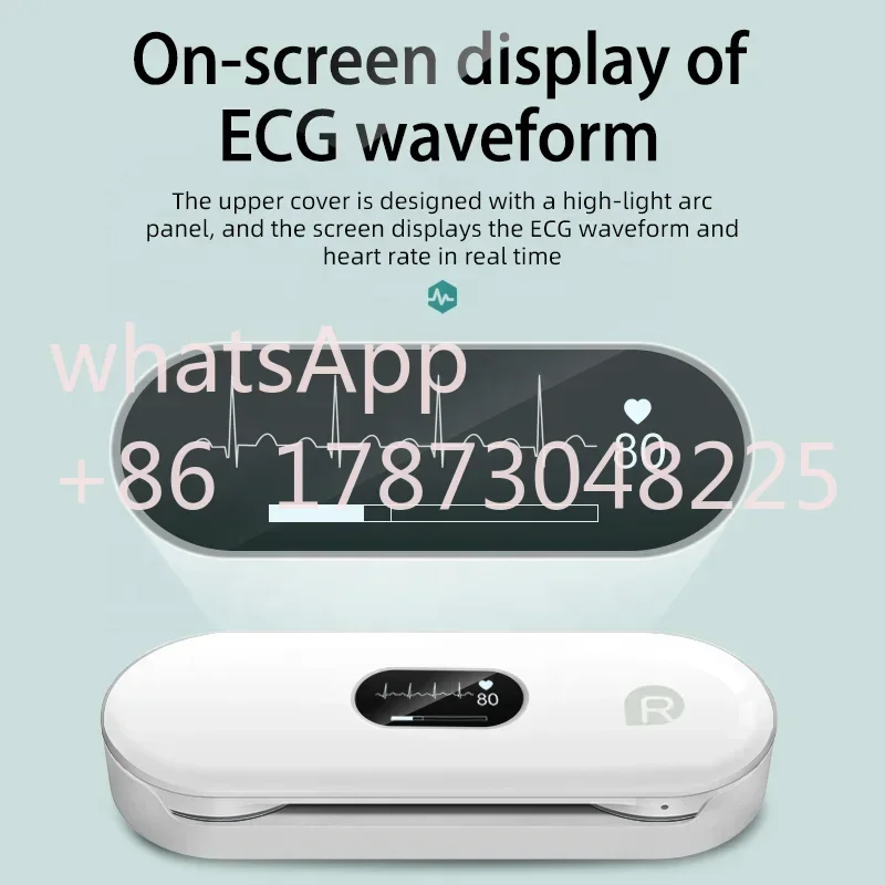 LEPU 24-часовой портативный монитор ЭКГ/ЭКГ Холтер с анализами AI