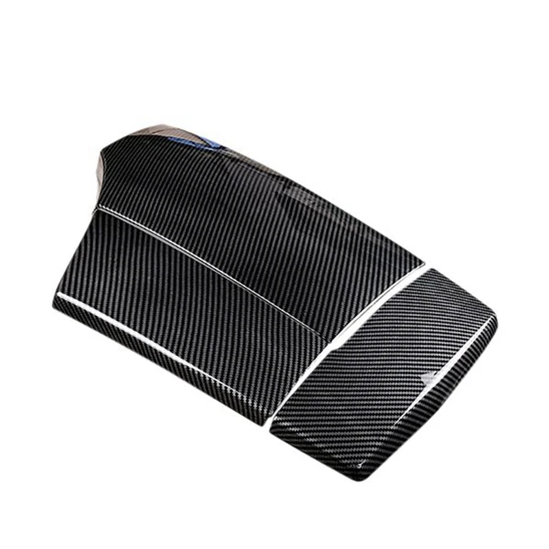 

1 Set Center Console Armrest Box Panel Cover Car Carbon Fiber For-BMW 5 Series 520I 525Li E60 05-10 LHD