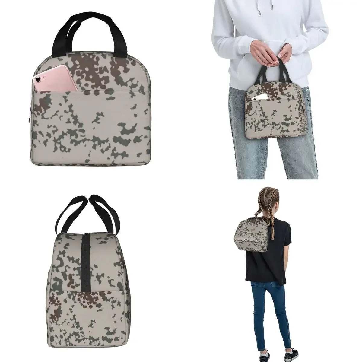 Камуфляжная Сумка Для Обеда Изолированная Тропическая Защитная Утечек Военная