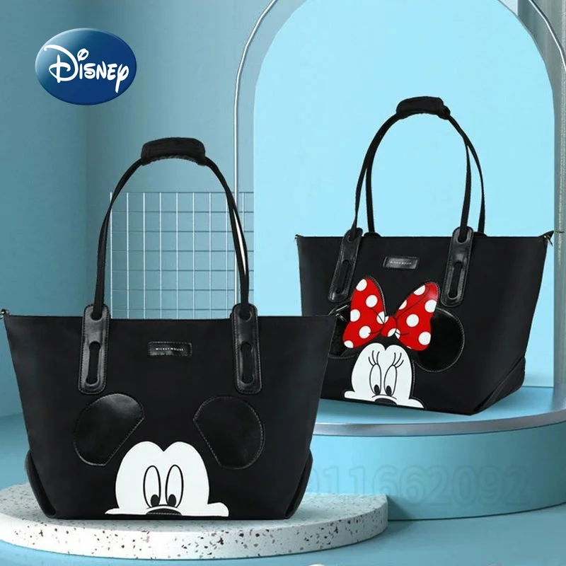 Disney Mickey's Original  Diaper Bag Handbag Luxury Brand Women's Handbag Large -capacity Baby Bag Card Fashion Baby Diaper Bag