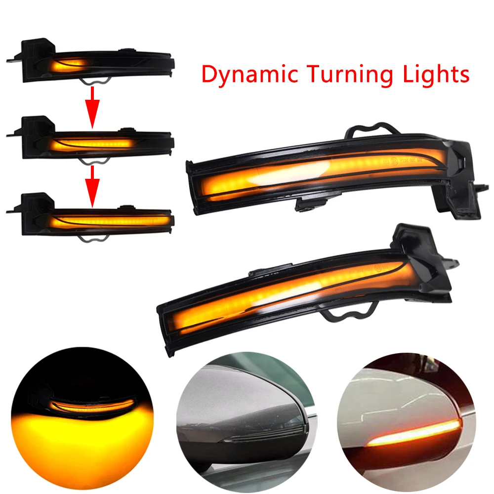 2xДля Mercedes Benz A Class W177 V177 A200 CLA C118 2020 2021 Светодиодные динамические указатели