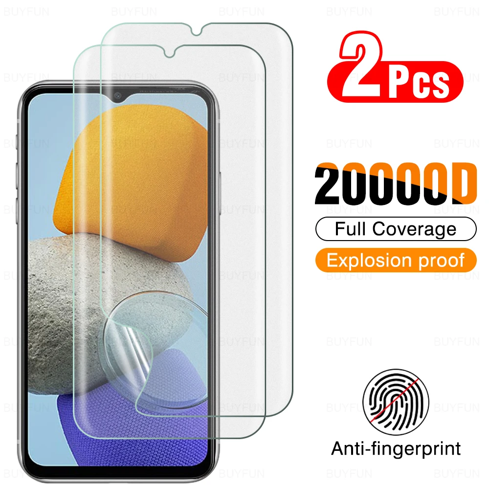 

2PCS 20000D Hydrogel Film For Samsung Galaxy M23 M22 A22 4G 5G Screen Matte anti Fingerprint For Samsung M21 Protective no glass